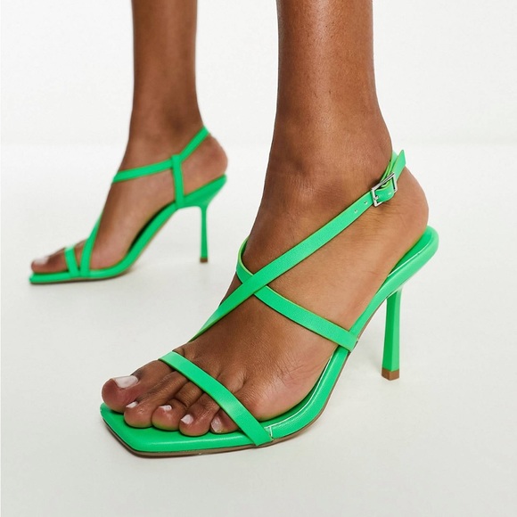 Office Strappy Heeled Sandals - Picture 2 of 6